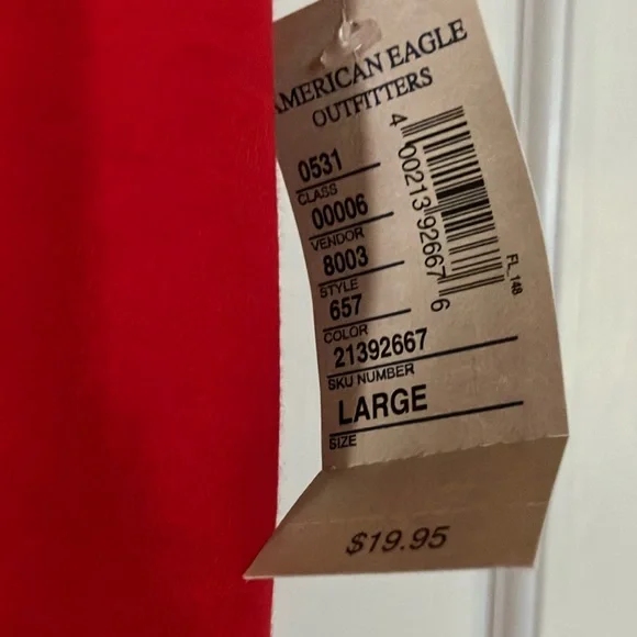 American Eagle Outfitters Vibrant Red Top - Picture 2 of 3